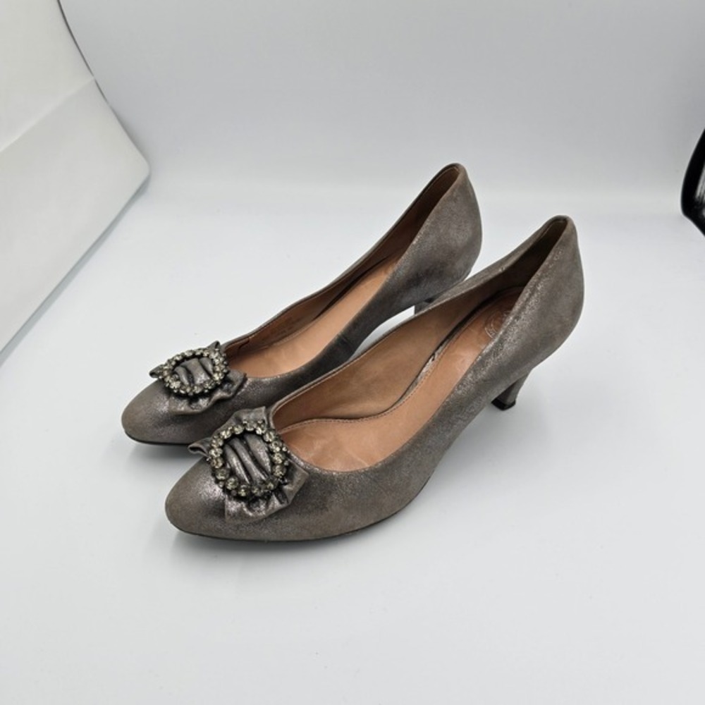 Nurture Metallic Dress Pumps Rhinestone Embellished Occasion‎ Heels 9M